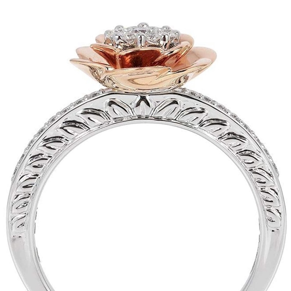 Enchanted Disney Belle Rose Ring - Picture 3 of 6
